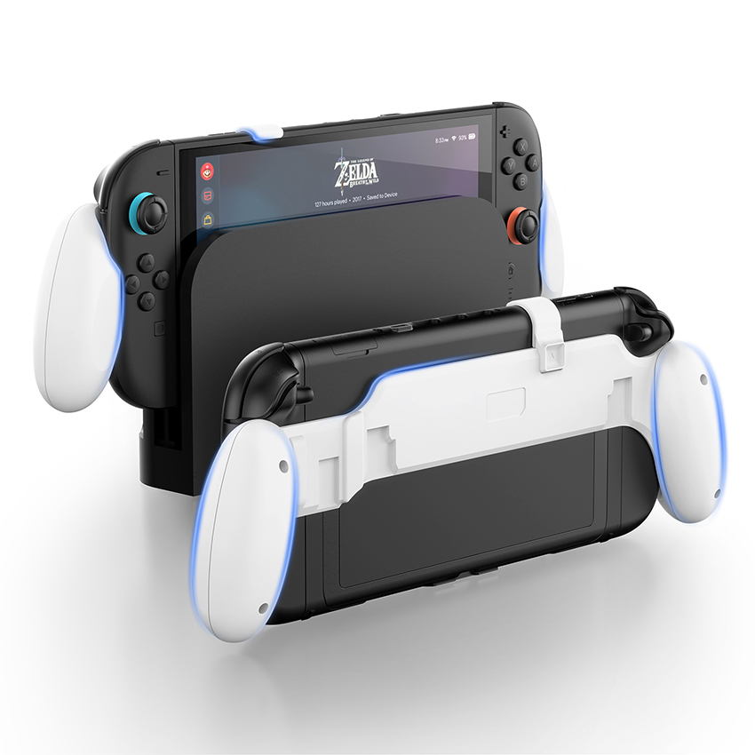 Grip Case cho Nintendo Switch 2/Switch/Switch Oled màu trắng JYS-NS2297 1