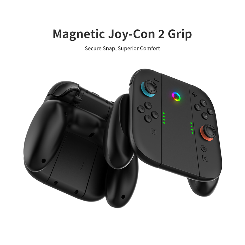 Grip Sạc Joy Con Nintendo Switch 2 màu đen JYS-NS2287 18