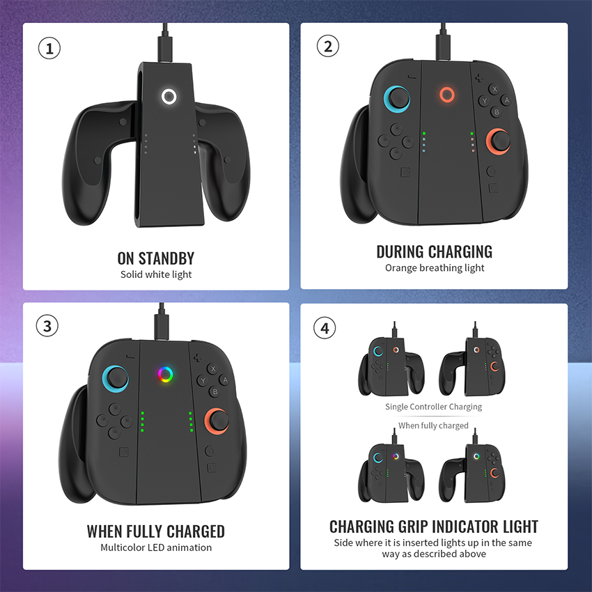 grip sac joy con nintendo switch 2 mau den jys ns2287 8