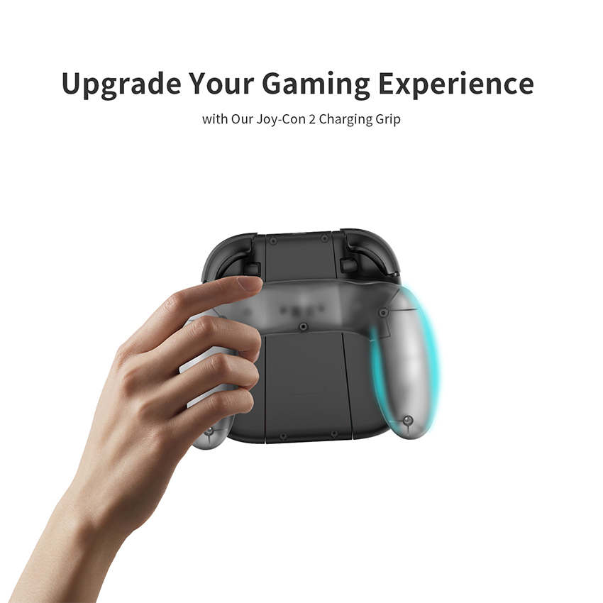Grip Sạc Joy Con Nintendo Switch 2 màu xám JYS-NS2287 15