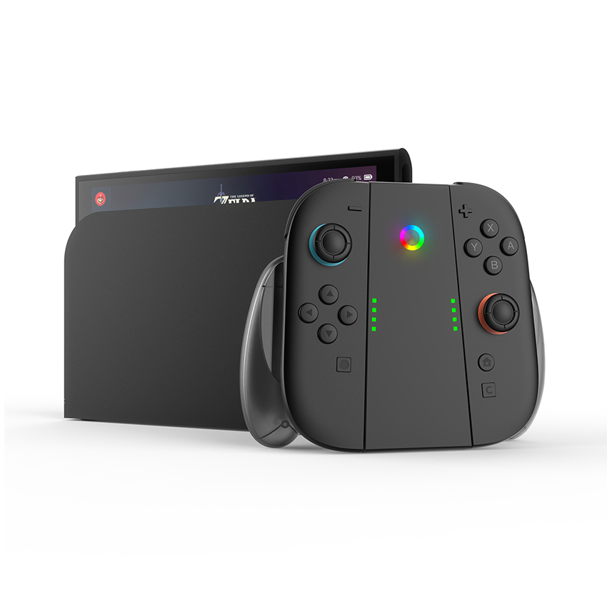 Grip Sạc Joy Con Nintendo Switch 2 màu xám JYS-NS2287 3