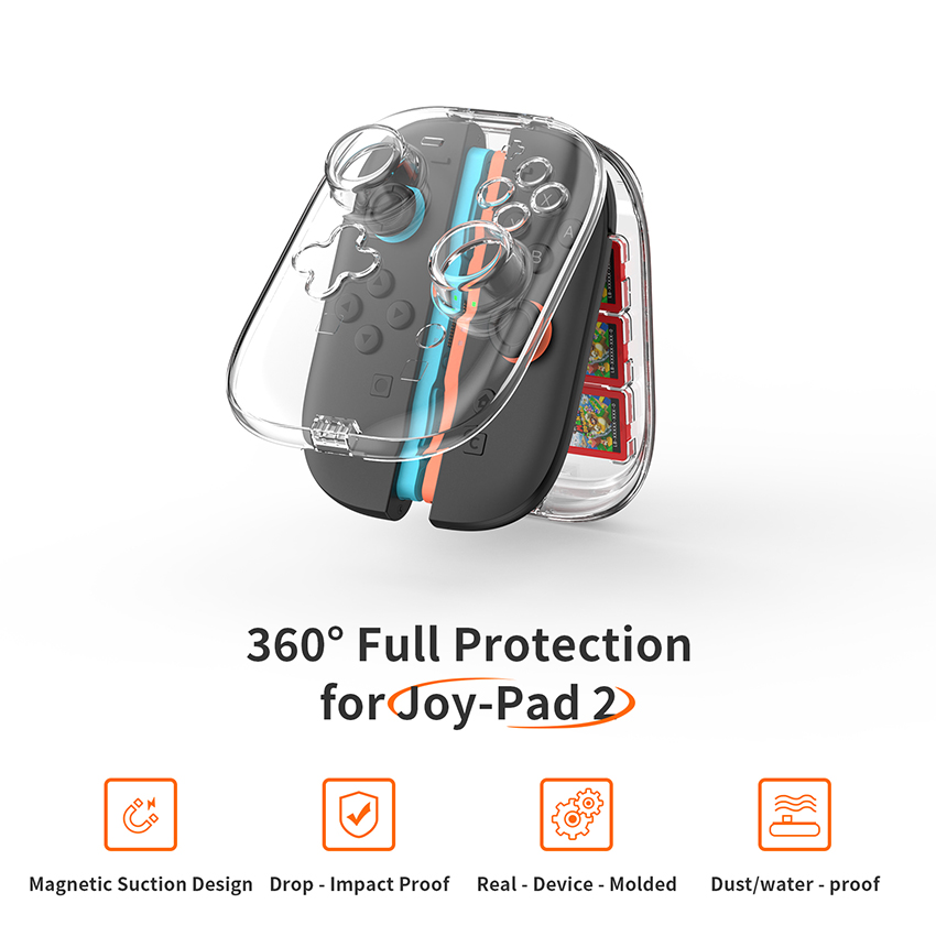 Ốp bảo vệ trong suốt for Joy-Con Switch 2 JYS-NS2311 11