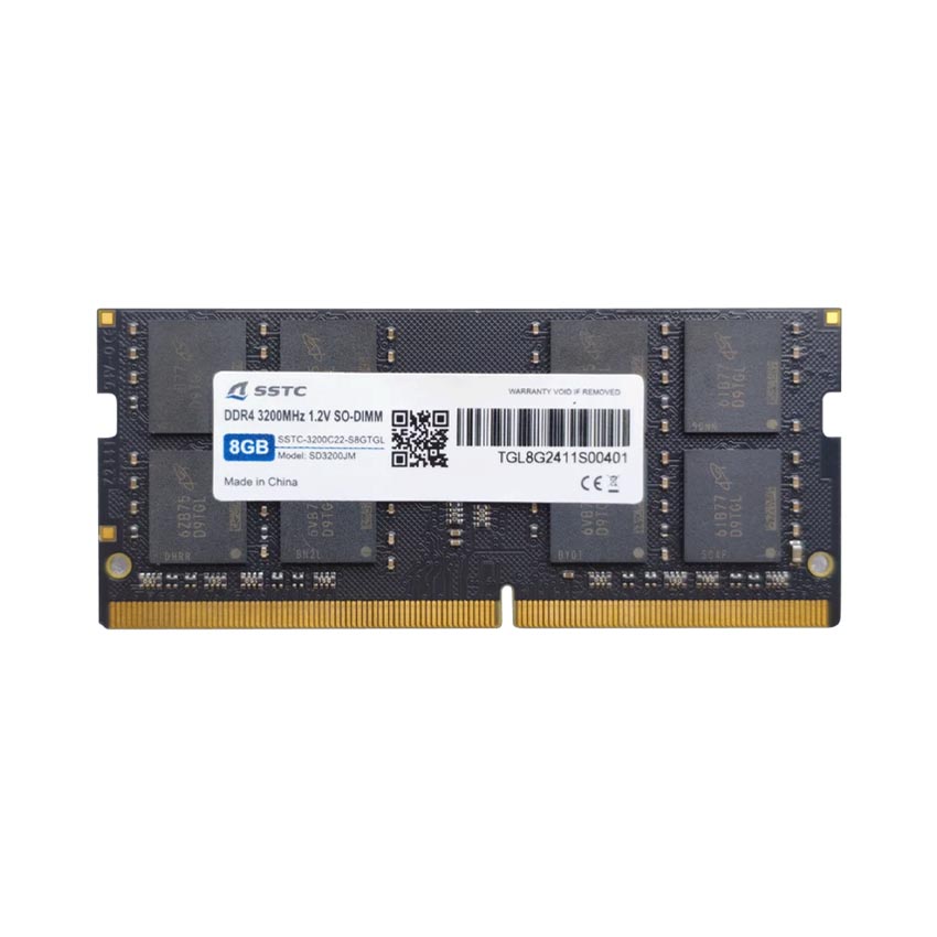 Ram Laptop SSTC (SD3200JM-8GB) 8GB (1x8GB) DDR4 3200Mhz (Intel)