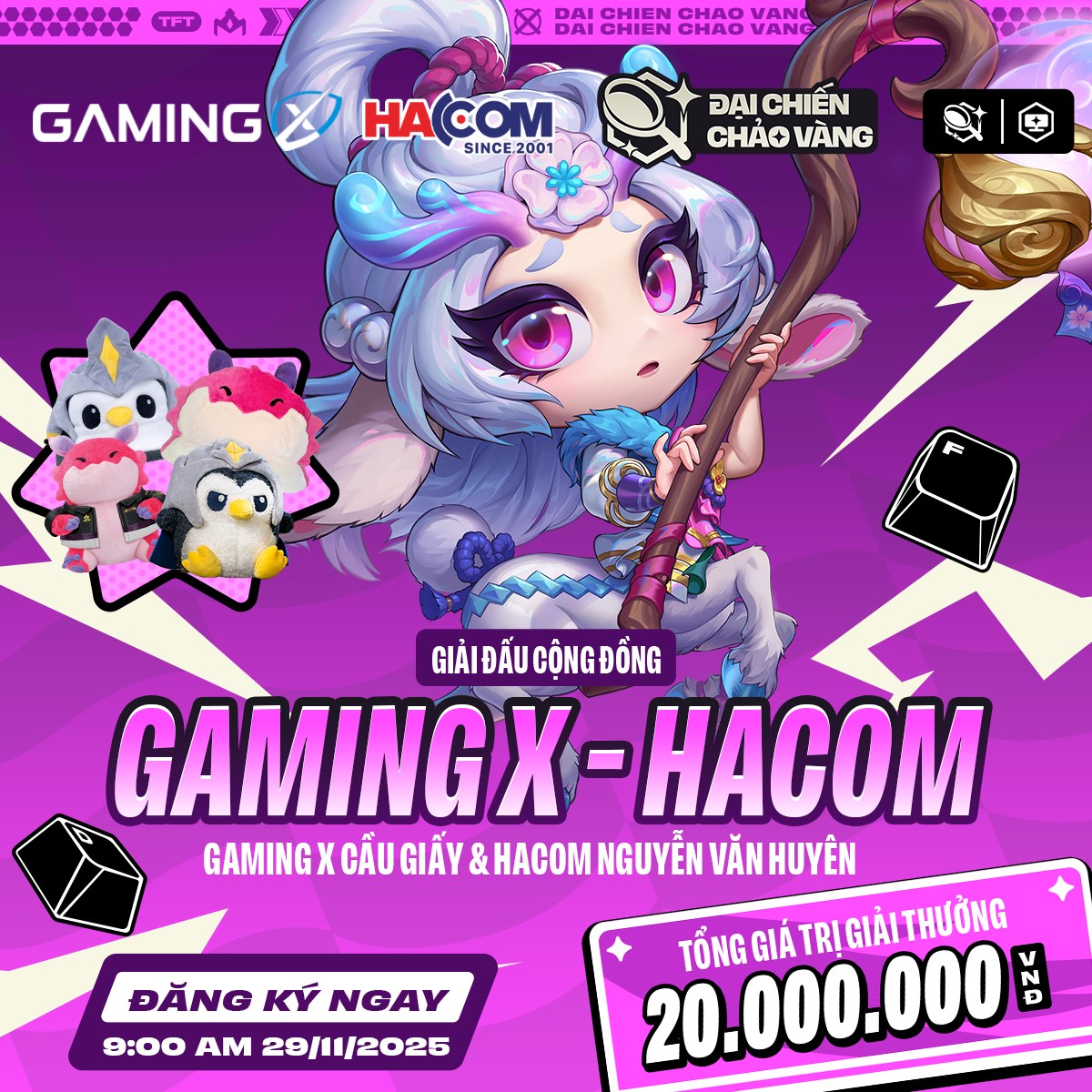 the thao dien tu hacom giai dau tft 10