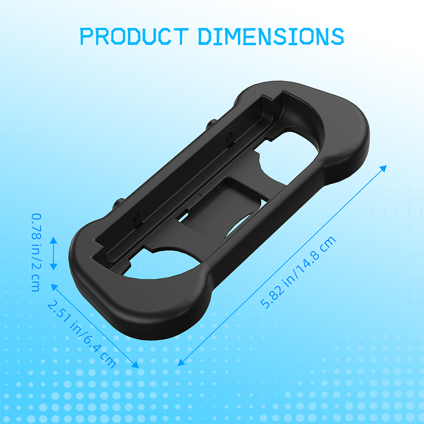 Vỏ cho tay cầm có dây đeo Joy-Con Grips with hand strap for switch 2 màu đen JYS-NS2263 7