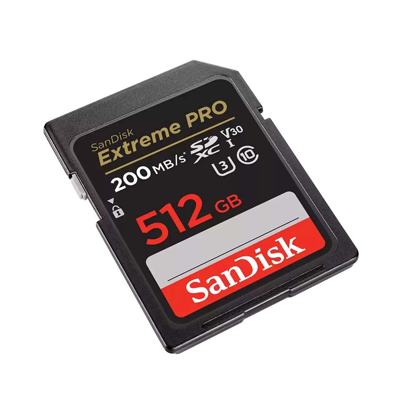 Thẻ nhớ Sandisk 512GB SDXC Extreme Pro, 200MB/s R SDSDXXD-512G-GN4IN - Hình 2