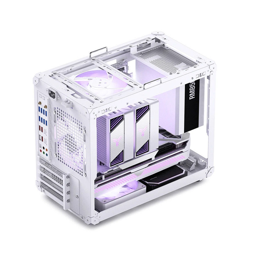 Vỏ case JONSBO C6 MAX - White (mATX/0 fan) 1