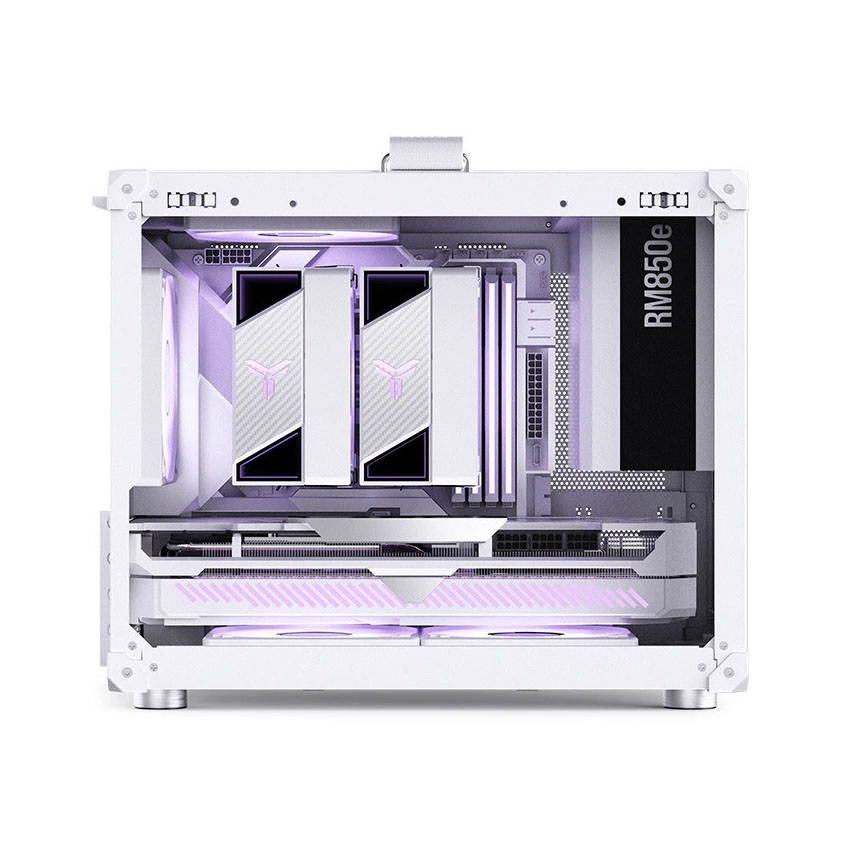Vỏ case JONSBO C6 MAX - White (mATX/0 fan) 2