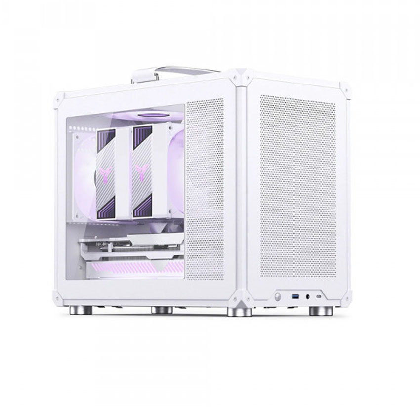 Vỏ case JONSBO C6 MAX - White (mATX/0 fan)