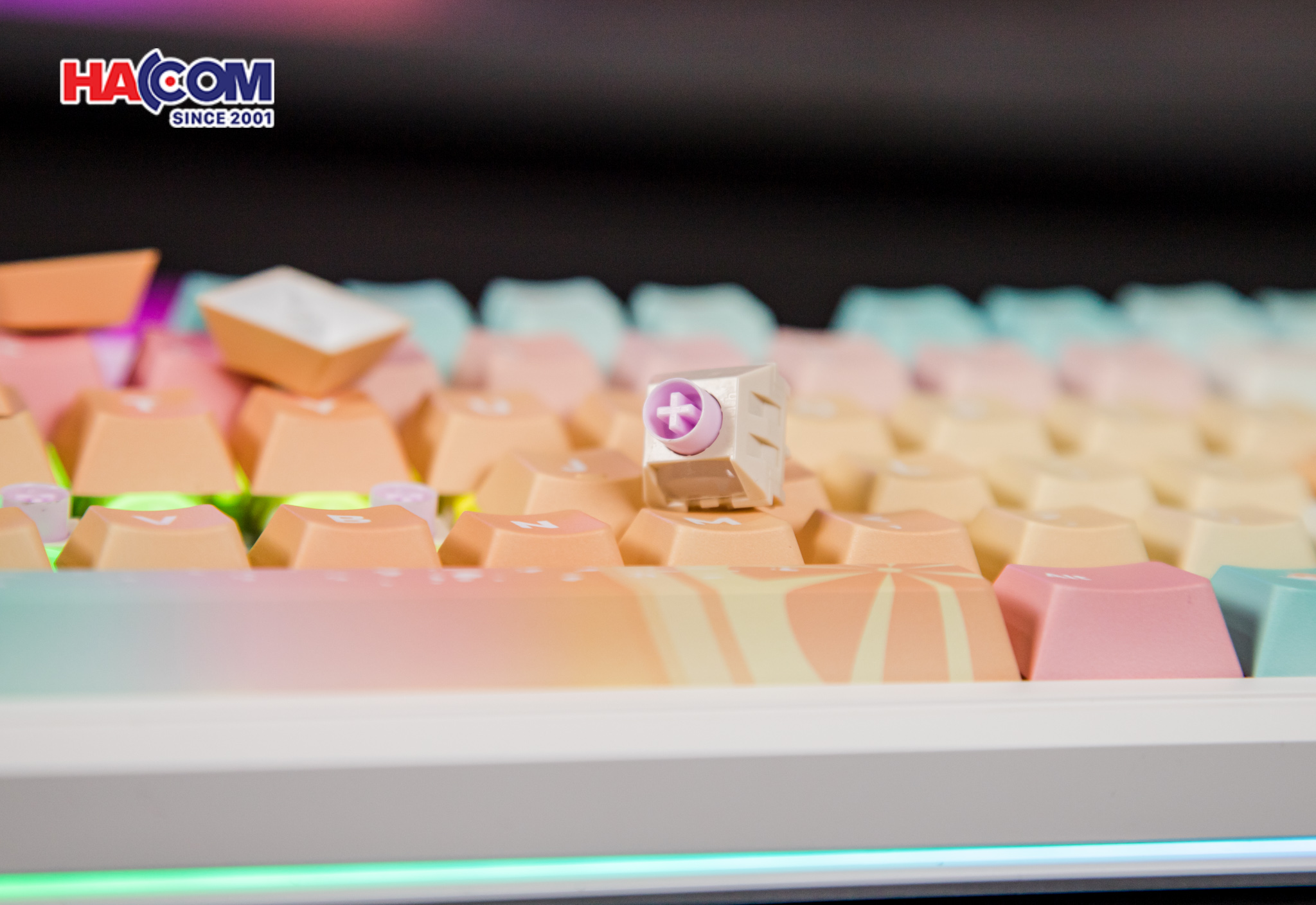 Bàn phím AULA F87 Pro V2 (3 Mode/ Orange Juice/ Meteor Ice Cream Switch) 21