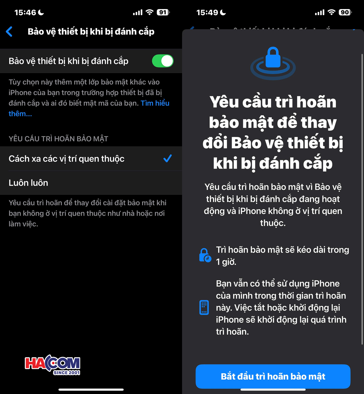 tinh nang tri hoan bao mat iphone huong dan bat tat hacom 5