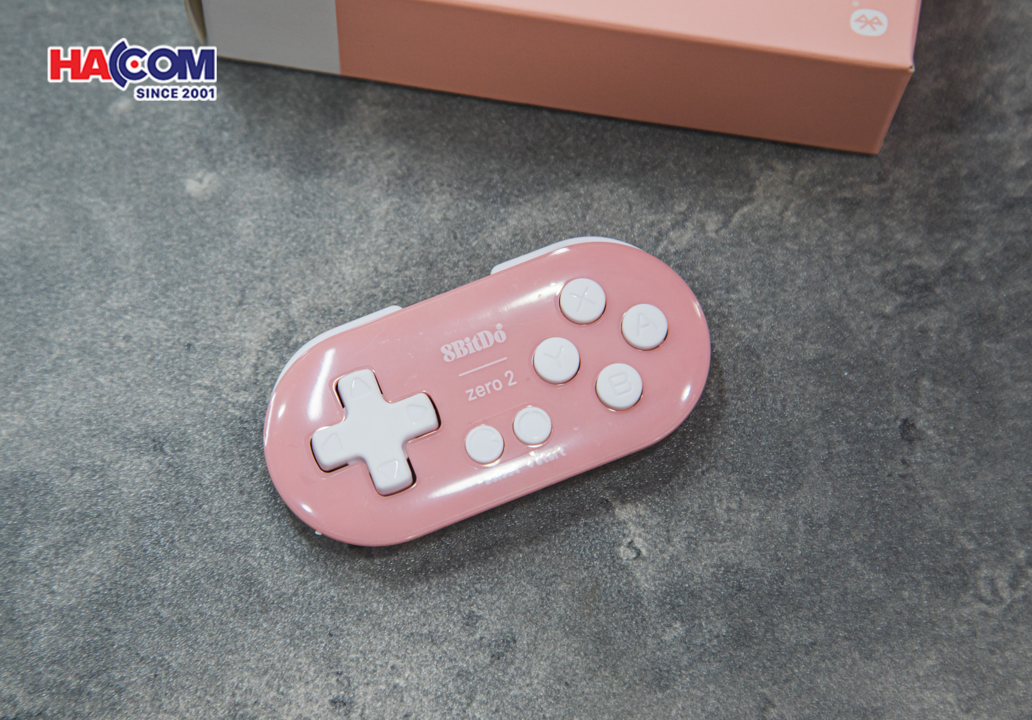 Tay cầm chơi game 8BitDo Zero 2 Bluetooth gamepad (Pink  edition) 5