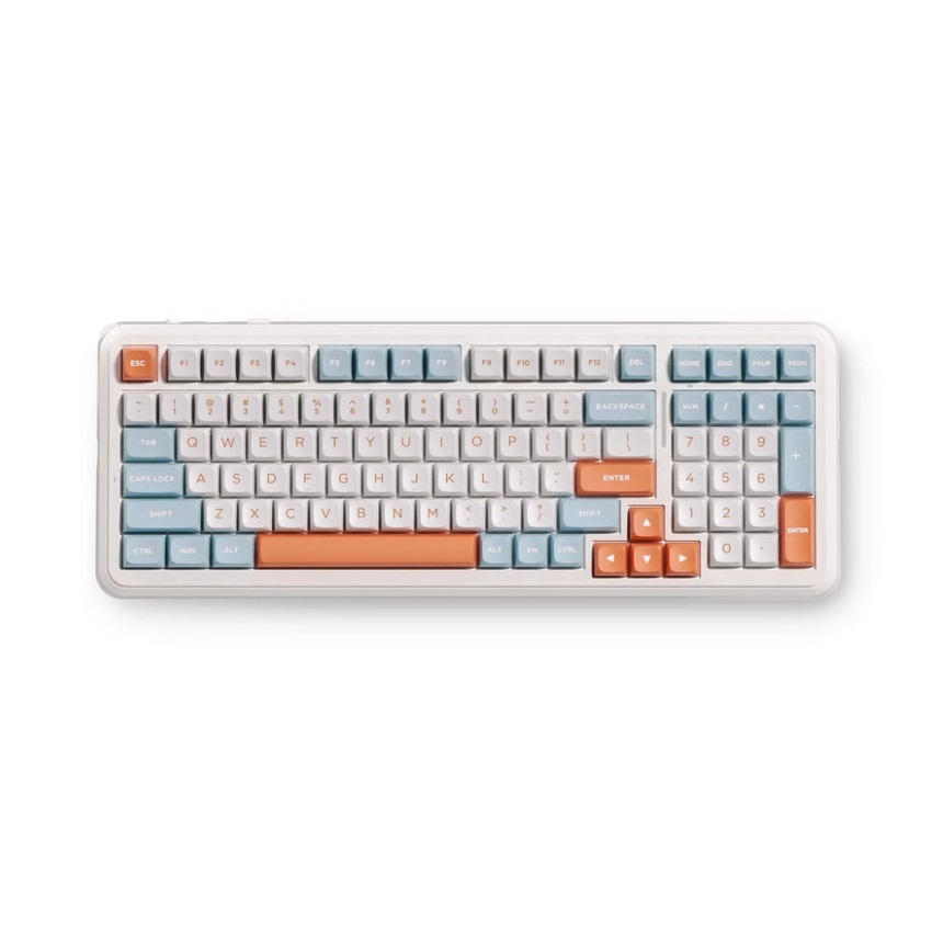 Bàn phím cơ MCHOSE K99 V3 Wireless (Horizon Orange) chính hãng