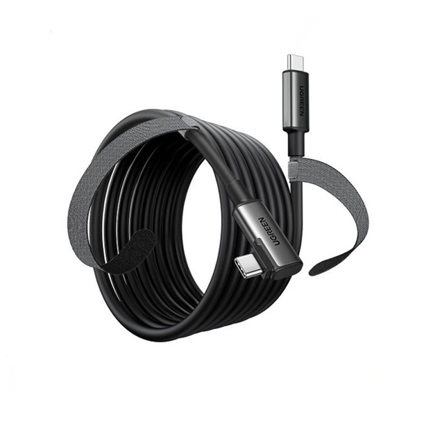 Cáp USB Type-C to Type-C bẻ góc 90 độ dài 5M tốc độ 5Gbps Ugreen 90629 chính hãng