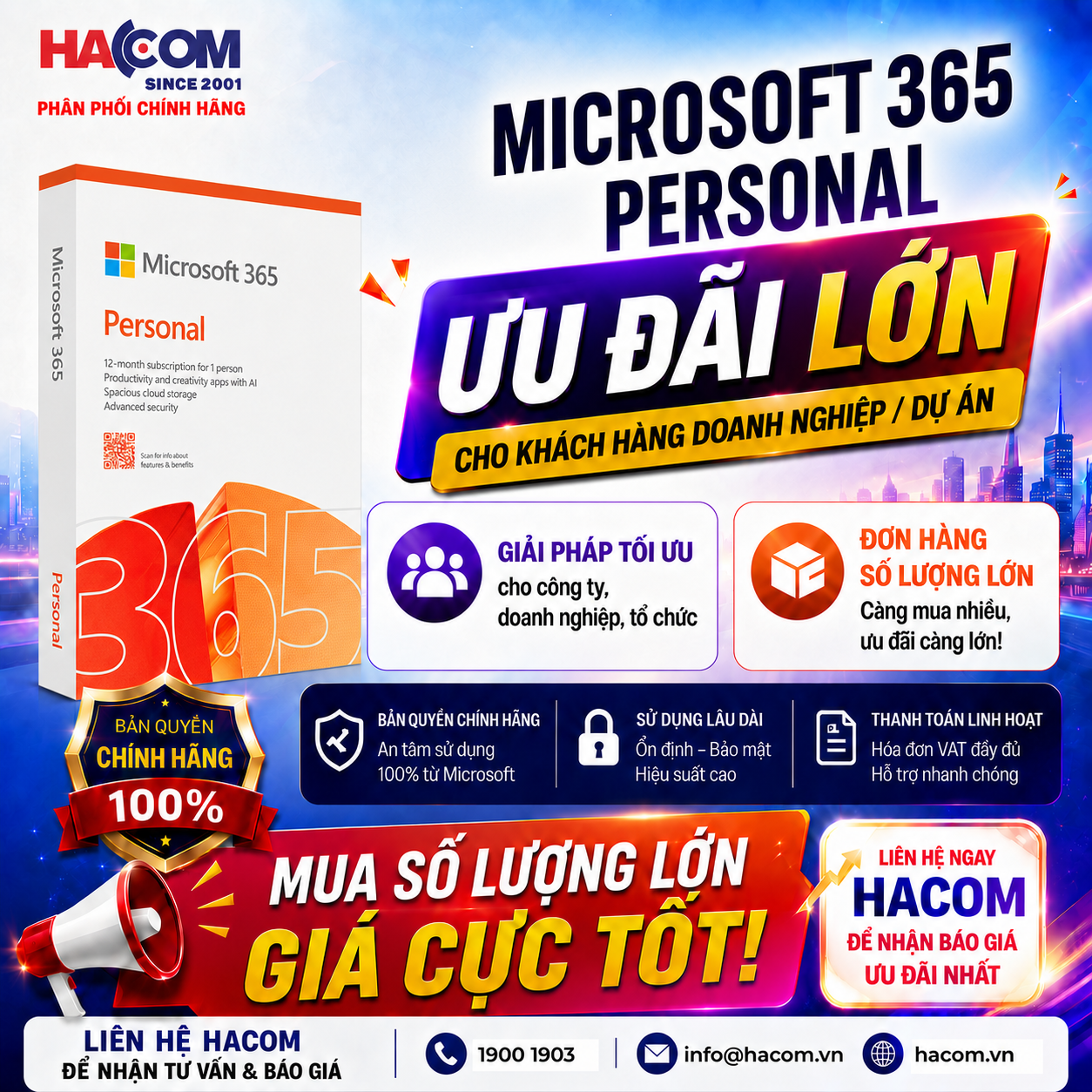 Phần mềm M365 Personal English APAC Subscr 1YR Medialess (EP2-32409) - Hình 3