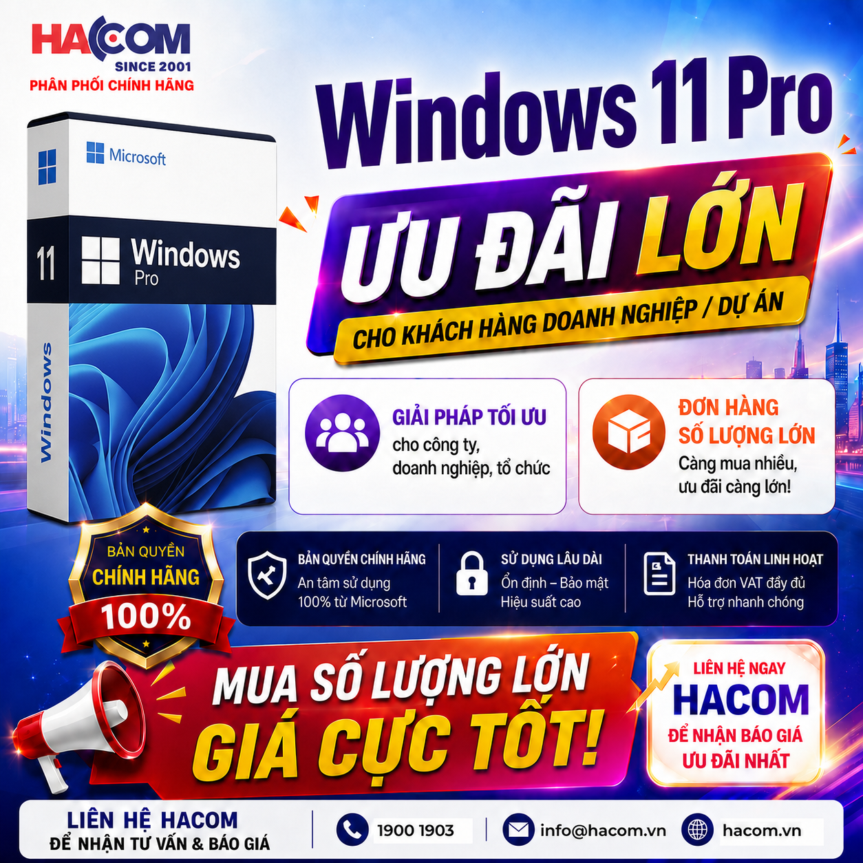 Hệ điều hành Windows 11 Pro FPP 64-bit Eng Intl USB (HAV-00163) - Hình 2