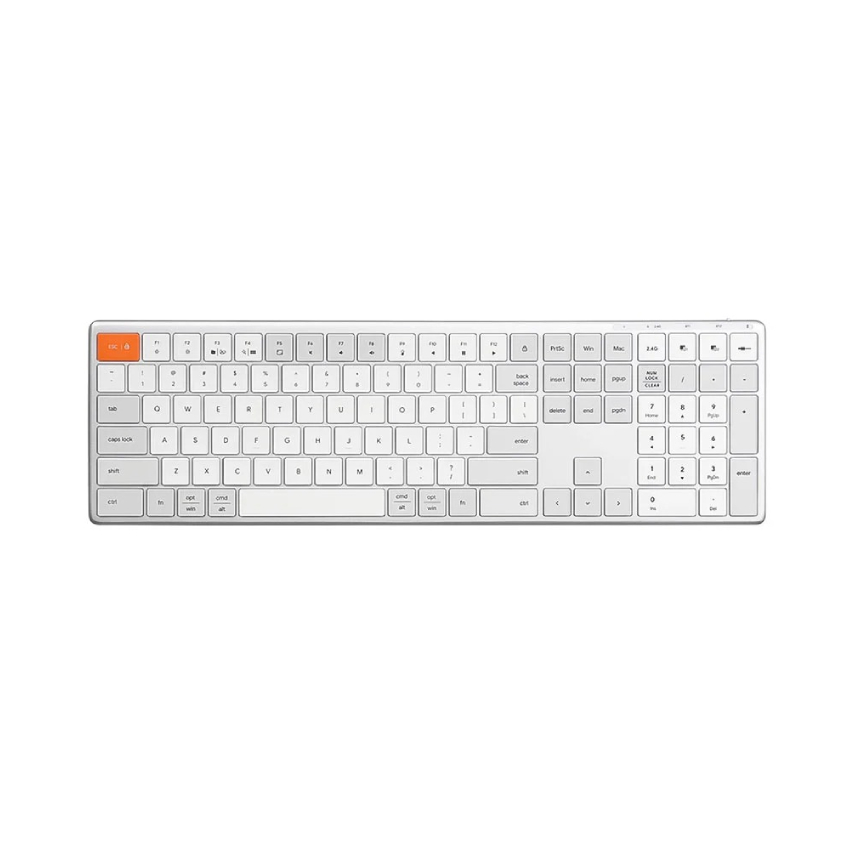 Bàn phím không dây HyperWork HyperOne Gen 3 Plus HPW-KB1-G3.PLUS-WHT Trắng chính hãng