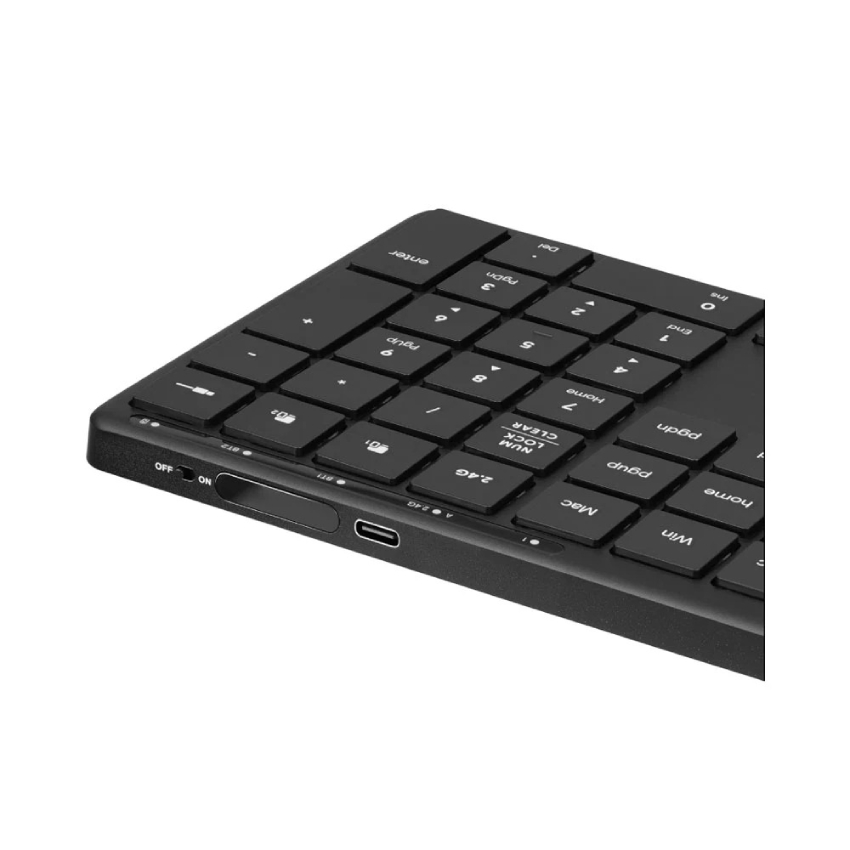 Bàn phím không dây HyperWork HyperOne Gen 3 Plus HPW-KB1-G3.PLUS-BLK Đen - Hình 3