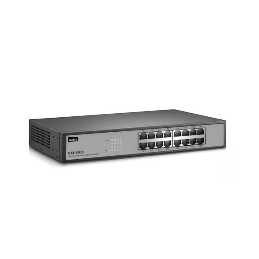 Switch Netis ST3116GS (16 port Gigabit - Vỏ kim loại) 1