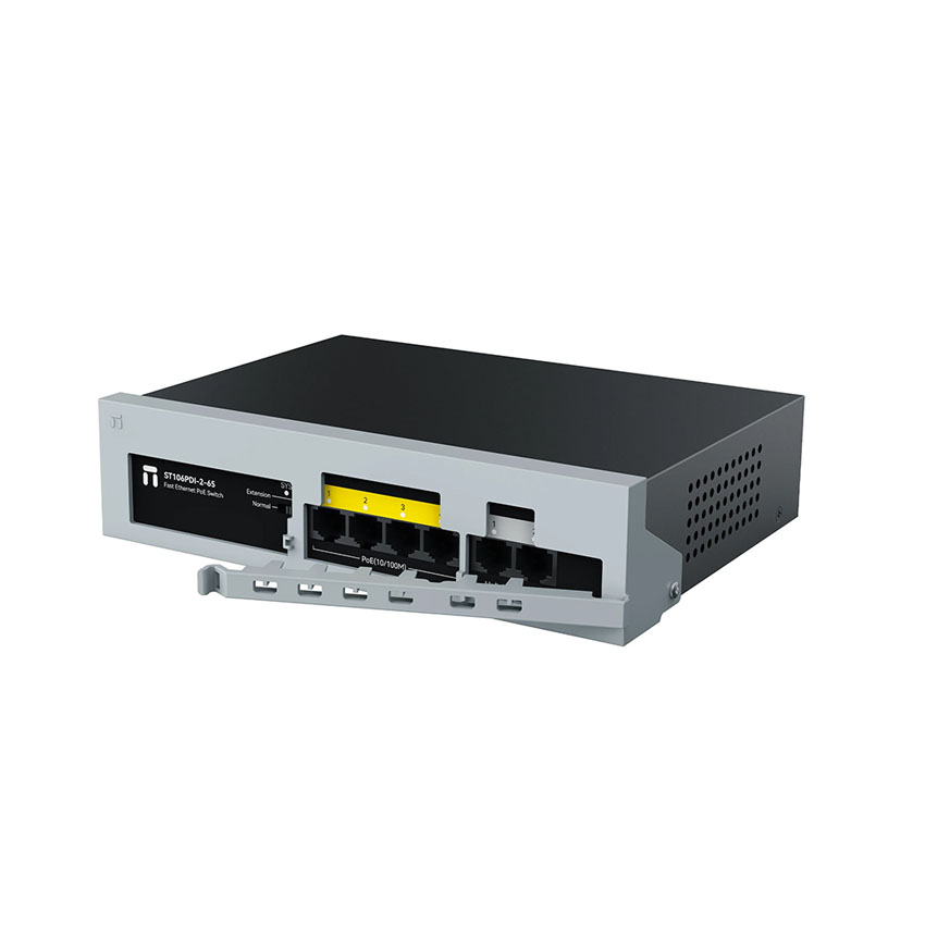 Switch POE Netis ST106PDI-2-65 (4 port PoE + 2 Uplinks) 2