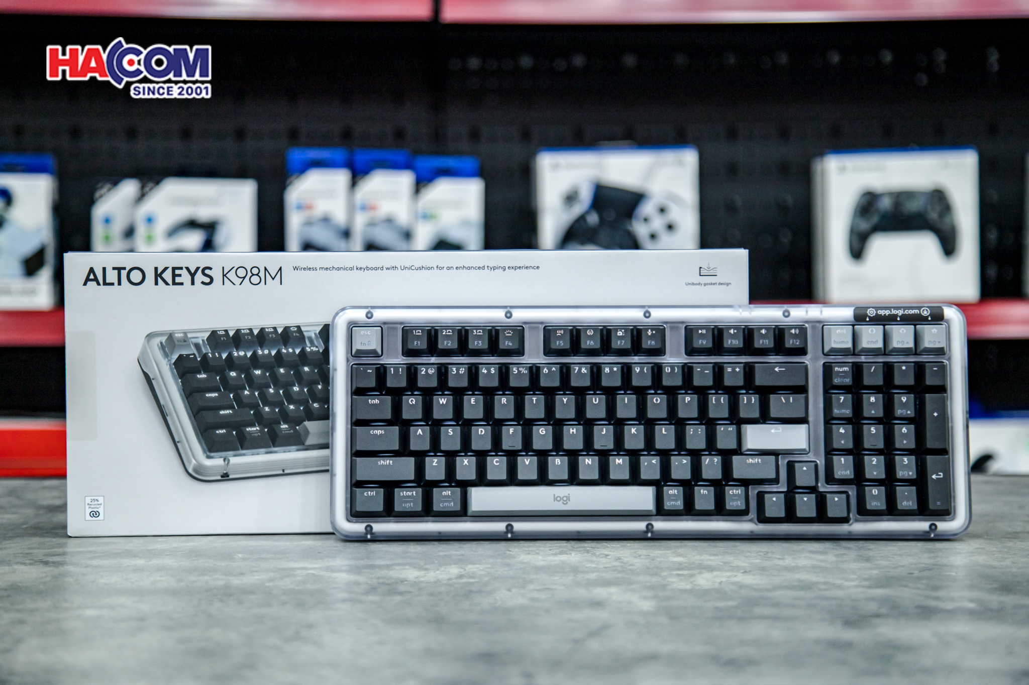 Bàn phím không dây Logitech Alto Keys K98M Graphite (920-013584) 6