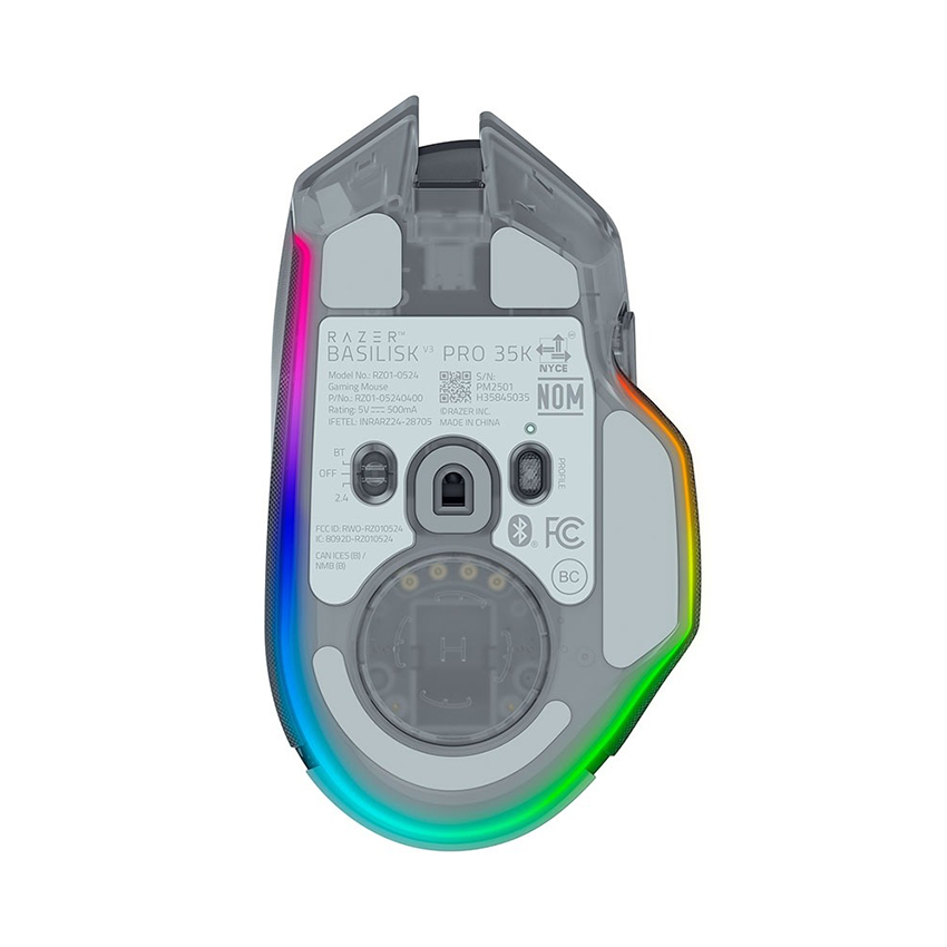 Chuột Razer Basilisk V3 Pro 35K - Phantom White Edition 4