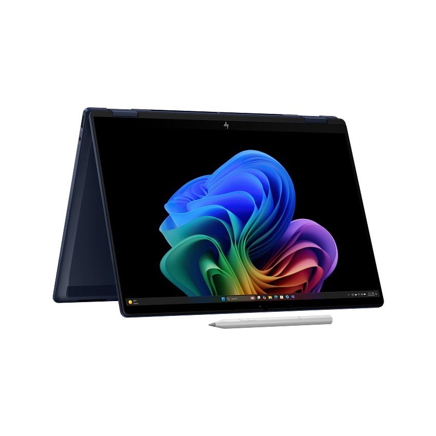 Laptop HP OmniBook X Flip 14-fm0088TU BZ7Q2PA (Ultra 5 226V/16GB RAM/512GB SSD/14 2K Cảm ứng/Win11&OfficeHS24+365/Xanh) 1