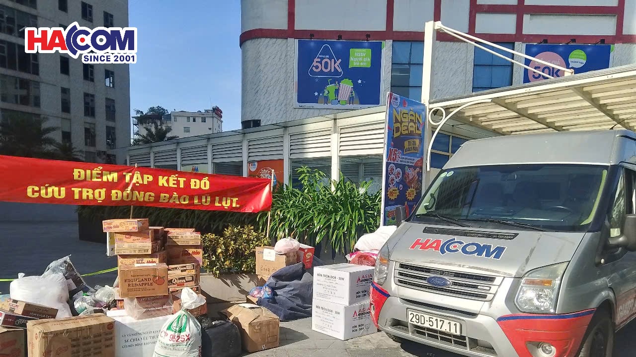 HACOM CHUNG TAY ỦNG HỘ ĐỒNG BÀO LŨ LỤT PHÚ YÊN