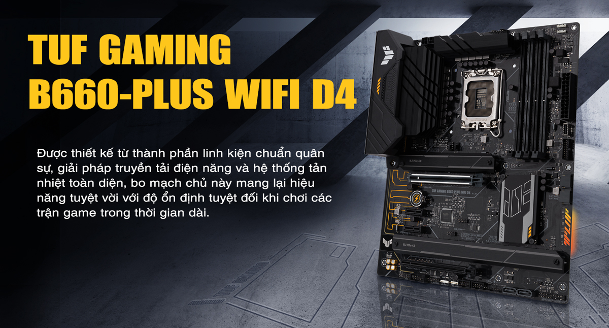 mainboard asus tuf gaming b660 plus wifi d4 hacom 1
