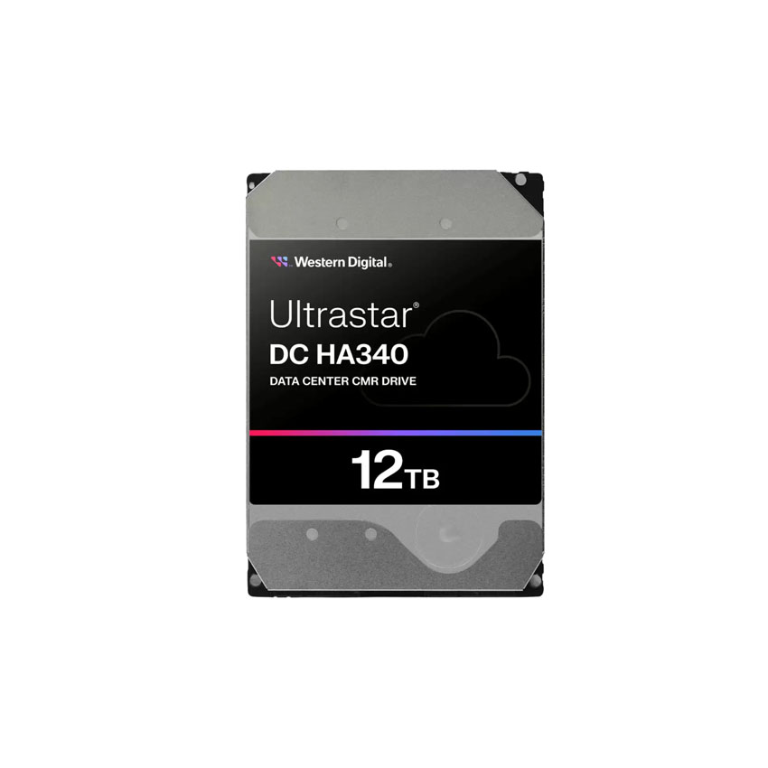 Ổ cứng HDD WD Ultrastar DC HA340 12TB 3.5 inch, 7200RPM, SATA, 512MB Cache (WUS721212BLE6L4)