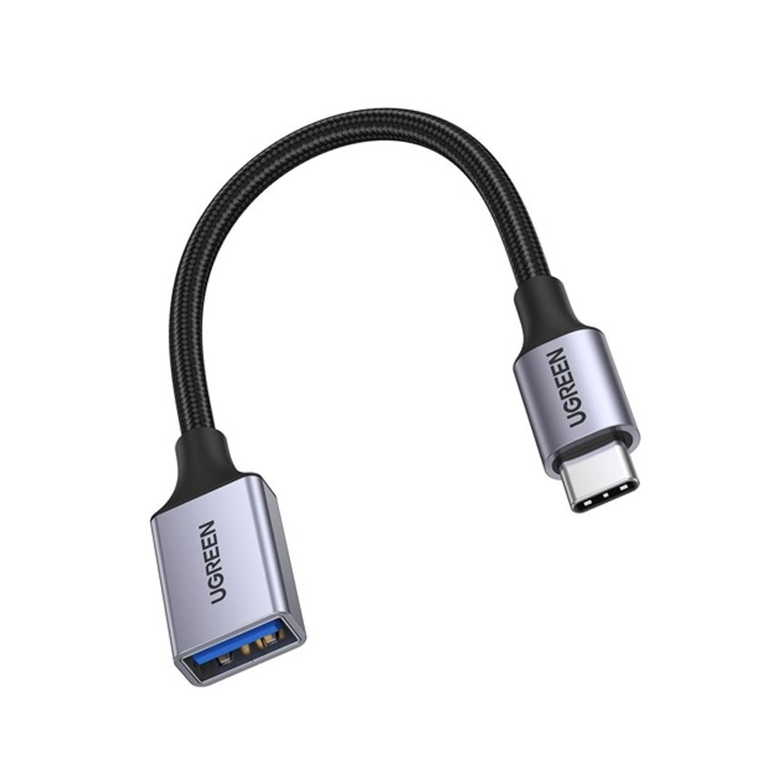 Cáp chuyển Type C sang USB 3.0 OTG 10cm Ugreen 70889 chính hãng