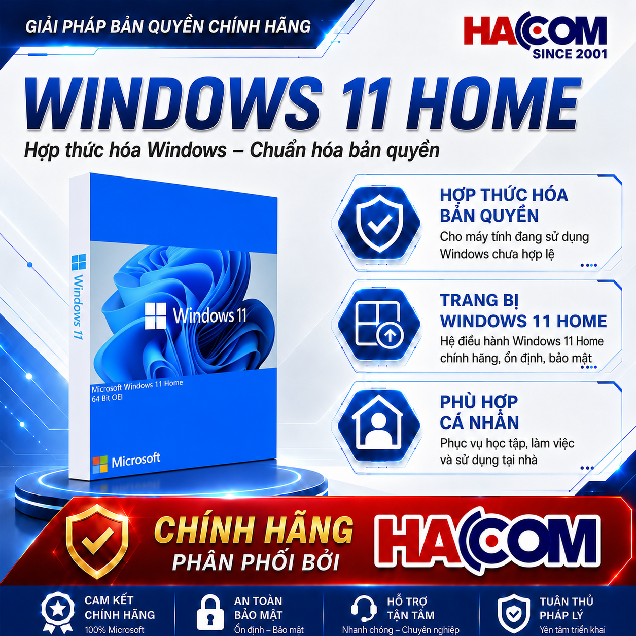 Phần Mềm Microsoft Windows Home 11 64bit ESD KW9-00664 chính hãng