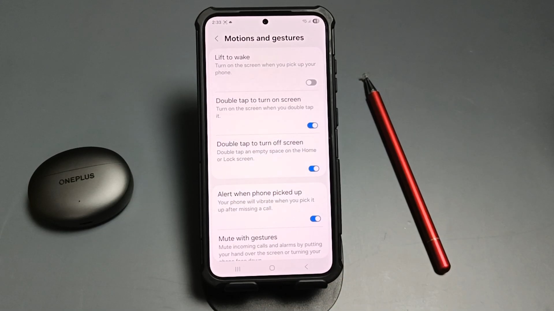 khóa màn hình Samsung không cần nút nguồn - HACOM 4