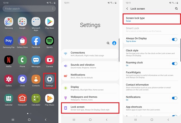 Thiết lập nút khóa màn hình trên Samsung - HACOM 7