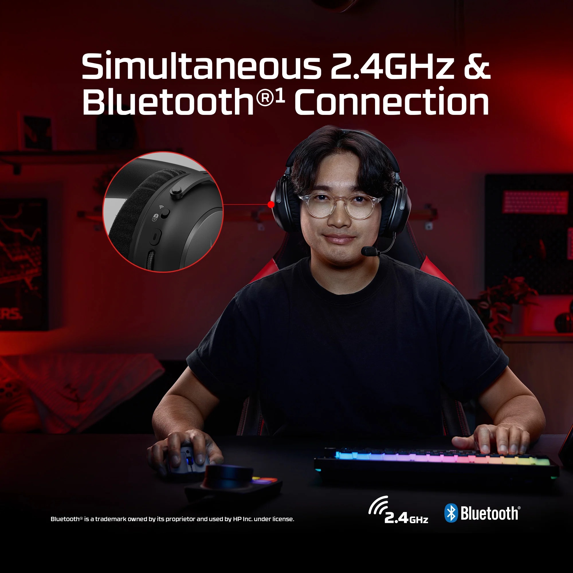 Tai Nghe HyperX Cloud Alpha 2 Wireless - Màu Đen (AJ5C7AA) 2