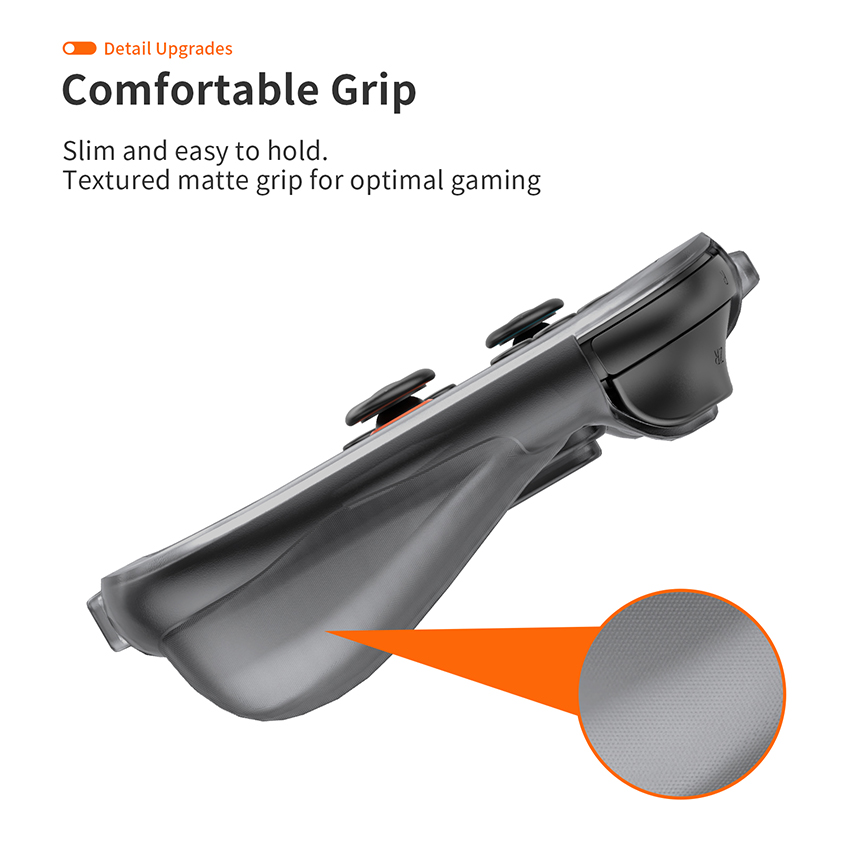 Ốp bảo vệ chống trượt TPU Case for Switch 2 màu xám JYS-NS2272 10