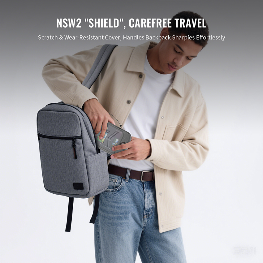 Ốp bảo vệ chống trượt TPU Case for Switch 2 màu xám JYS-NS2272 5