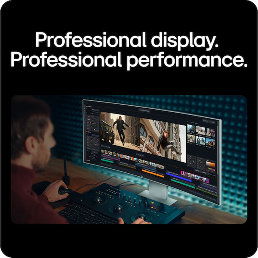 Màn hình LG UltraFine 40U990A-W (40 inch/5K2K/Nano IPS Black/120Hz/5ms/Thunderbolt 96W/loa/cong) - Hình 3