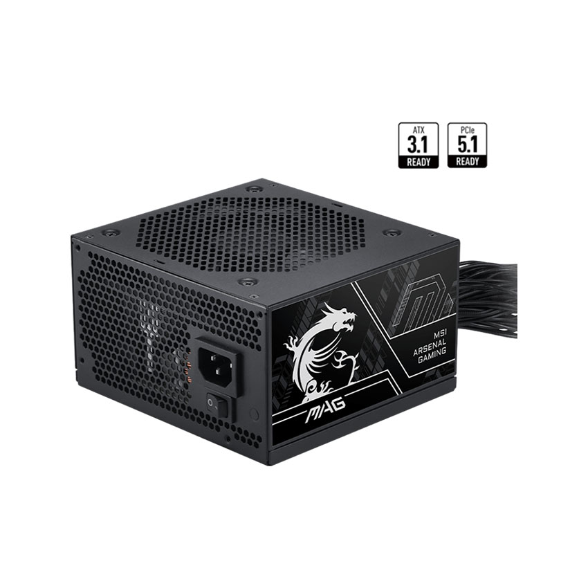 Nguồn máy tính MSI MAG A750BN PCIE5 III 750W (80 Plus Bronze)