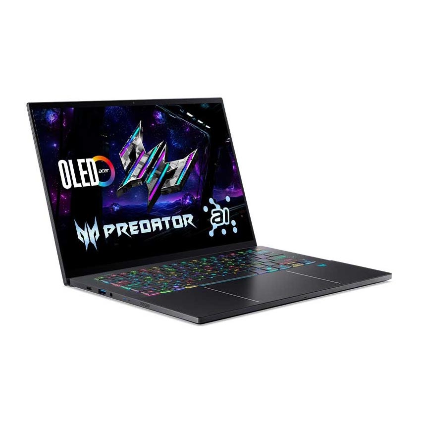 Laptop Acer Predator Triton 14 AI PT14-52T-99TU (NH.U0GSV.001) (Ultra 9 288V/32GB RAM/2TB SSD/RTX 5070 8G/14.5 inch 2.8K Oled/Cảm ứng/Bút/Win 11/Đen) 2