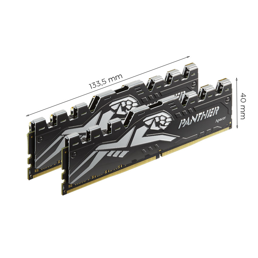 RAM Desktop Apacer OC Panther-Golden 8GB (1x8GB) DDR4 3200Mhz - Cũ đẹp (Tray) - Hình 2