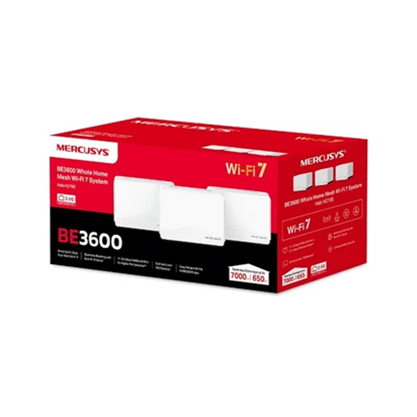 Bộ Mesh Wifi 7 BE3600 Mercusys Halo H27BE (3-Pack) 1