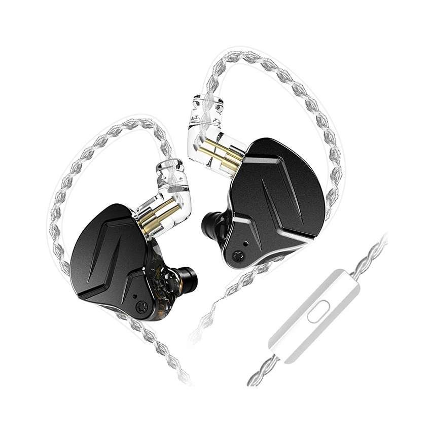 Tai nghe có dây KZ ZSN Pro X - Màu Đen (Có mic)