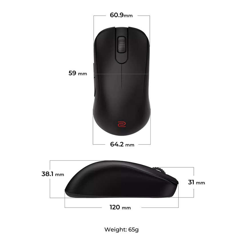Chuột gaming không dây ZOWIE S2-DW - Hình 6