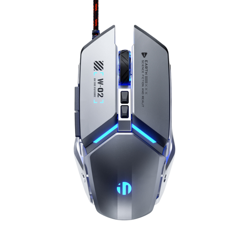 Chuột INPHIC W2 II Bạc chính hãng