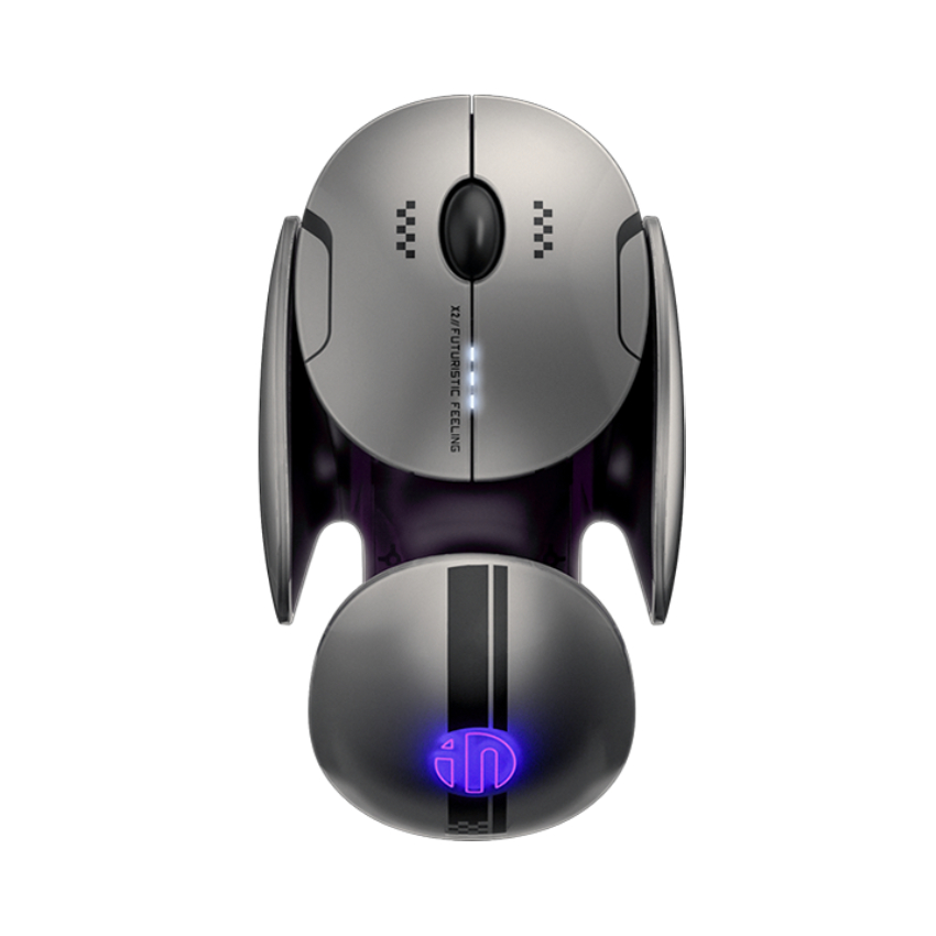 Chuột INPHIC X2 II Xám chính hãng