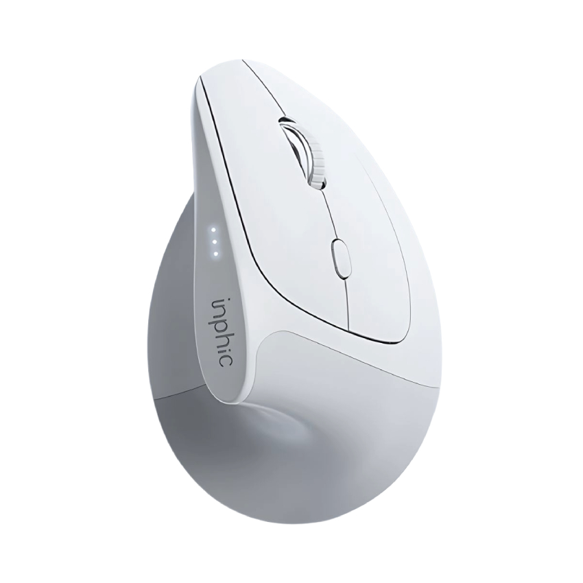 Chuột INPHIC X9 PRO Xám Trắng chính hãng