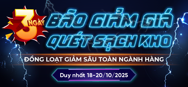 Bão giảm giá quét sạch kho