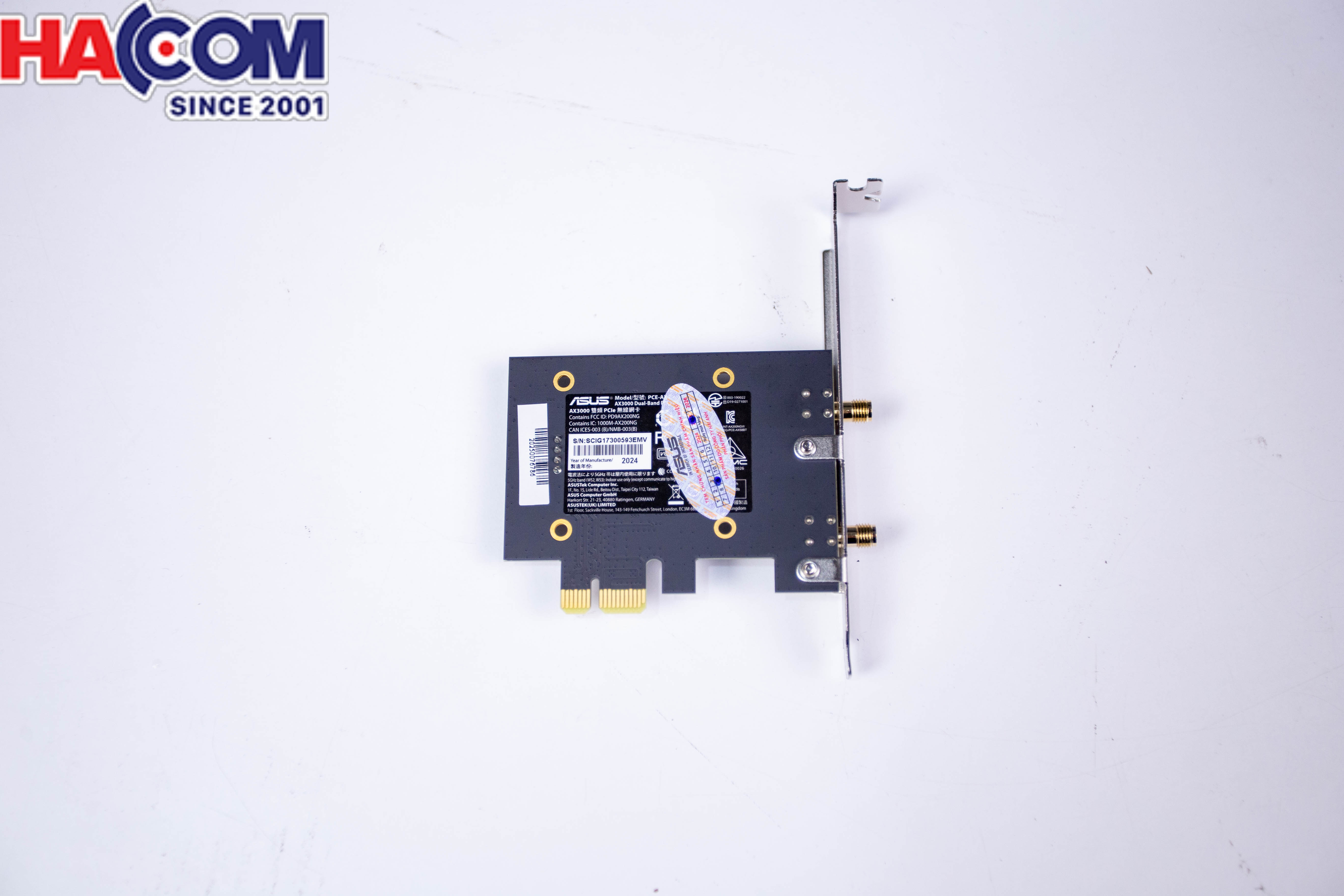 Card mạng không dây PCI Express Asus PCE-AX3000 Bulk 7