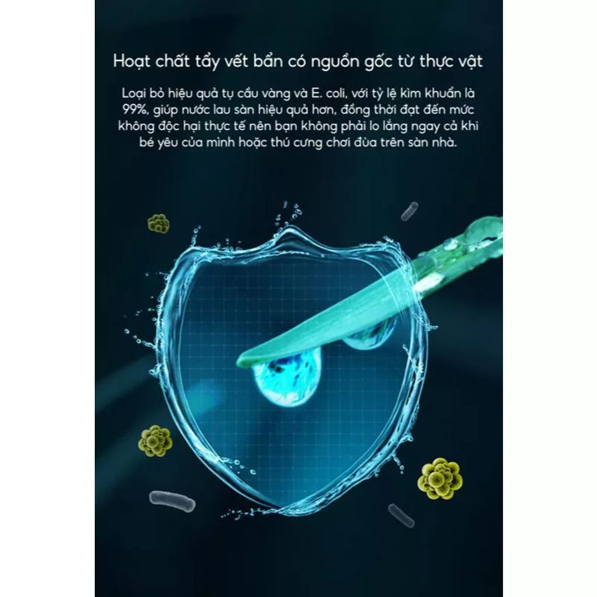 Nước lau sàn dùng cho Robot hút bụi hiệu Roborock dung tích 200 ml (Khuyến mại) 1